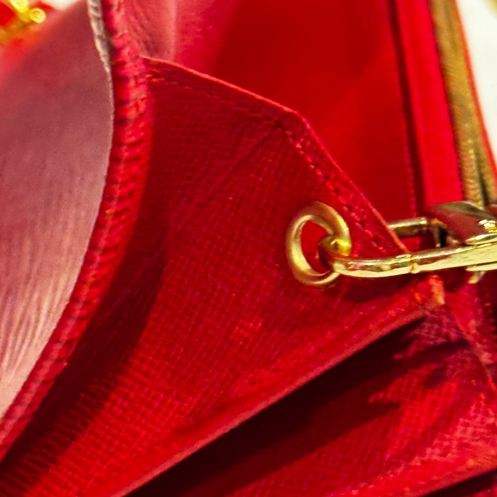 LOUIS VUITTON EPI long wallet on chain - Picture 7 of 13